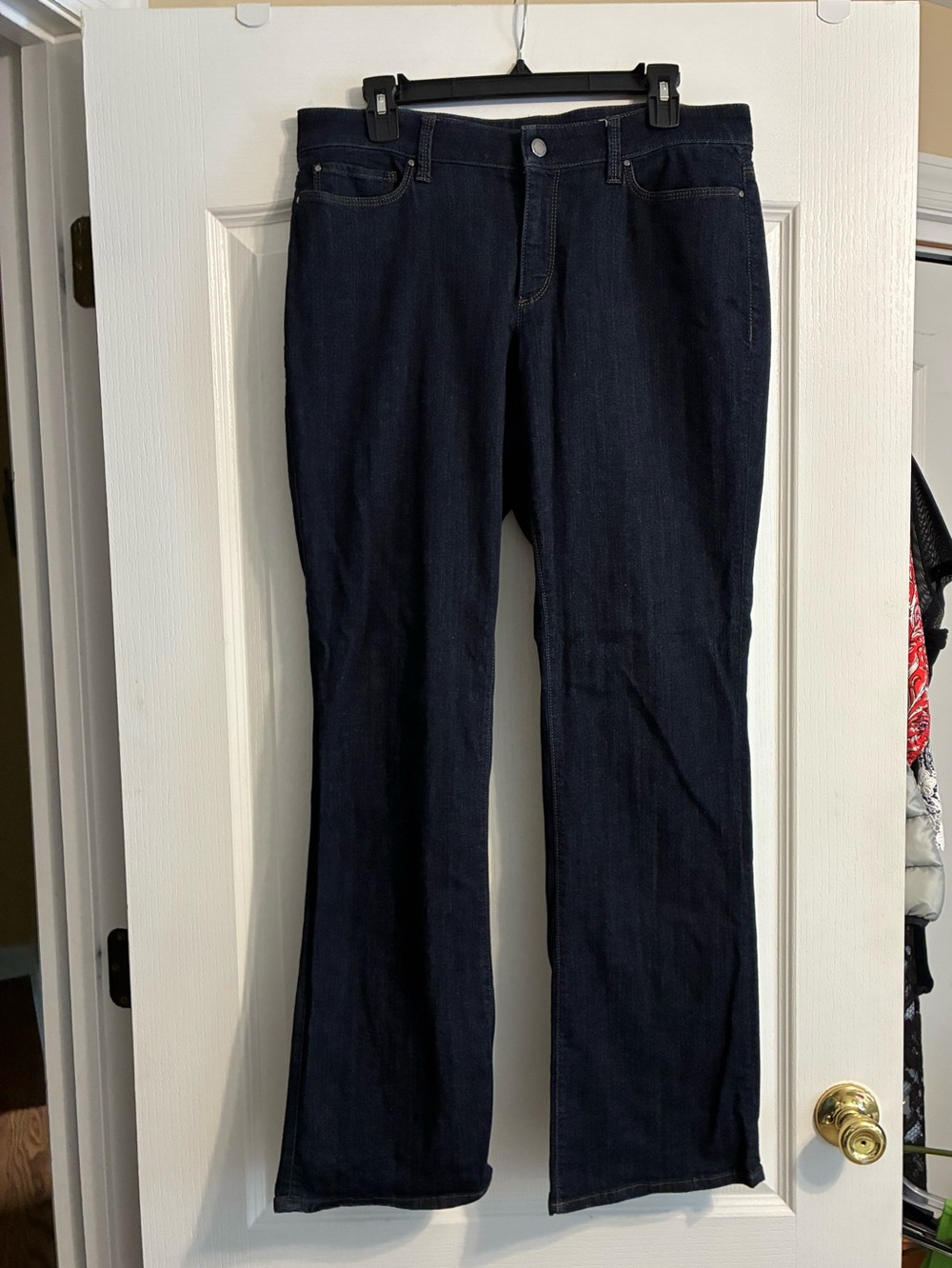 Ann Taylor Dark Blue Boot Cut Jeans